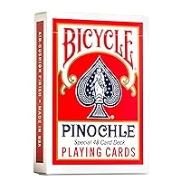 Bicycle Pinochle Playing Cards, Standard Index, 1 Deck
