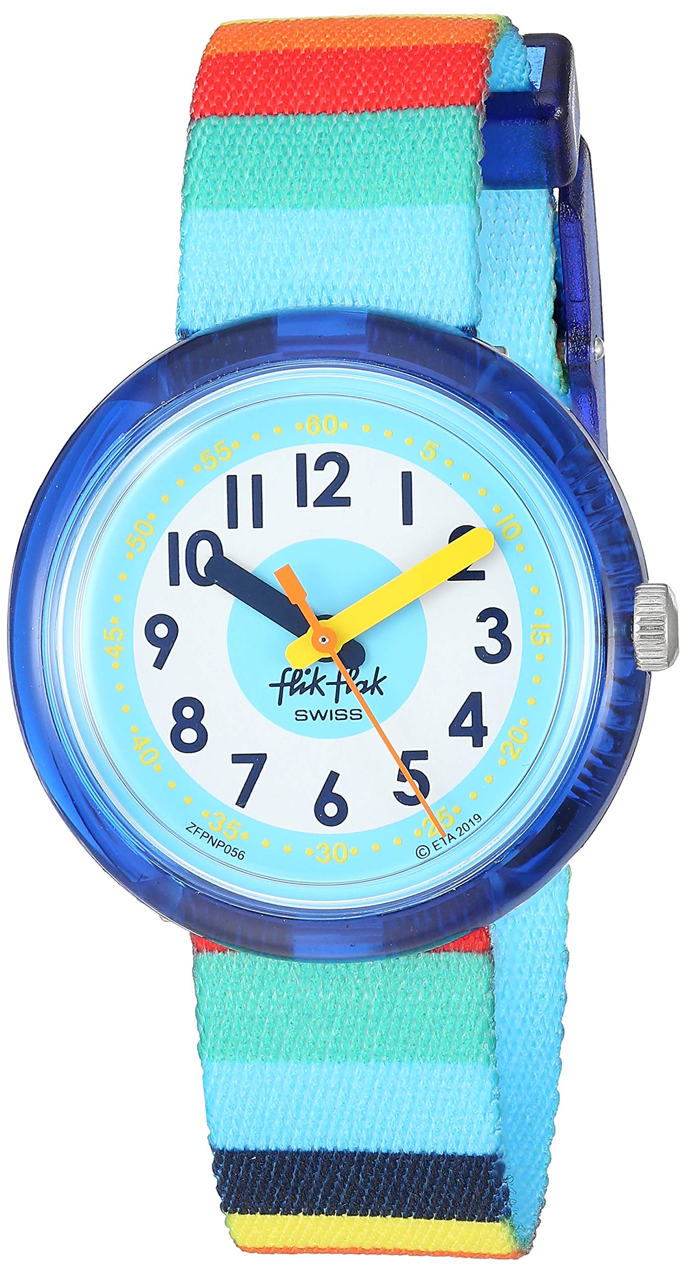 Flik Flak Kids' Mystical Woods Quartz Polyester Strap, Blue, 14 Casual Watch (Model: ZFPNP056)