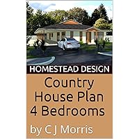 Country House plan- 4 Bedroom Homestead Design : 4 Bedroom house plans