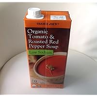 Trader Joes Organic Tomato & Roasted Red Pepper Soup Low Sodium