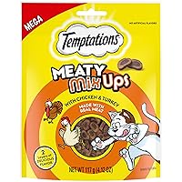 TEMPTATIONS Meaty MixUps with Chicken & Turkey Savory Cat Treats, 4.12 oz. Pouch