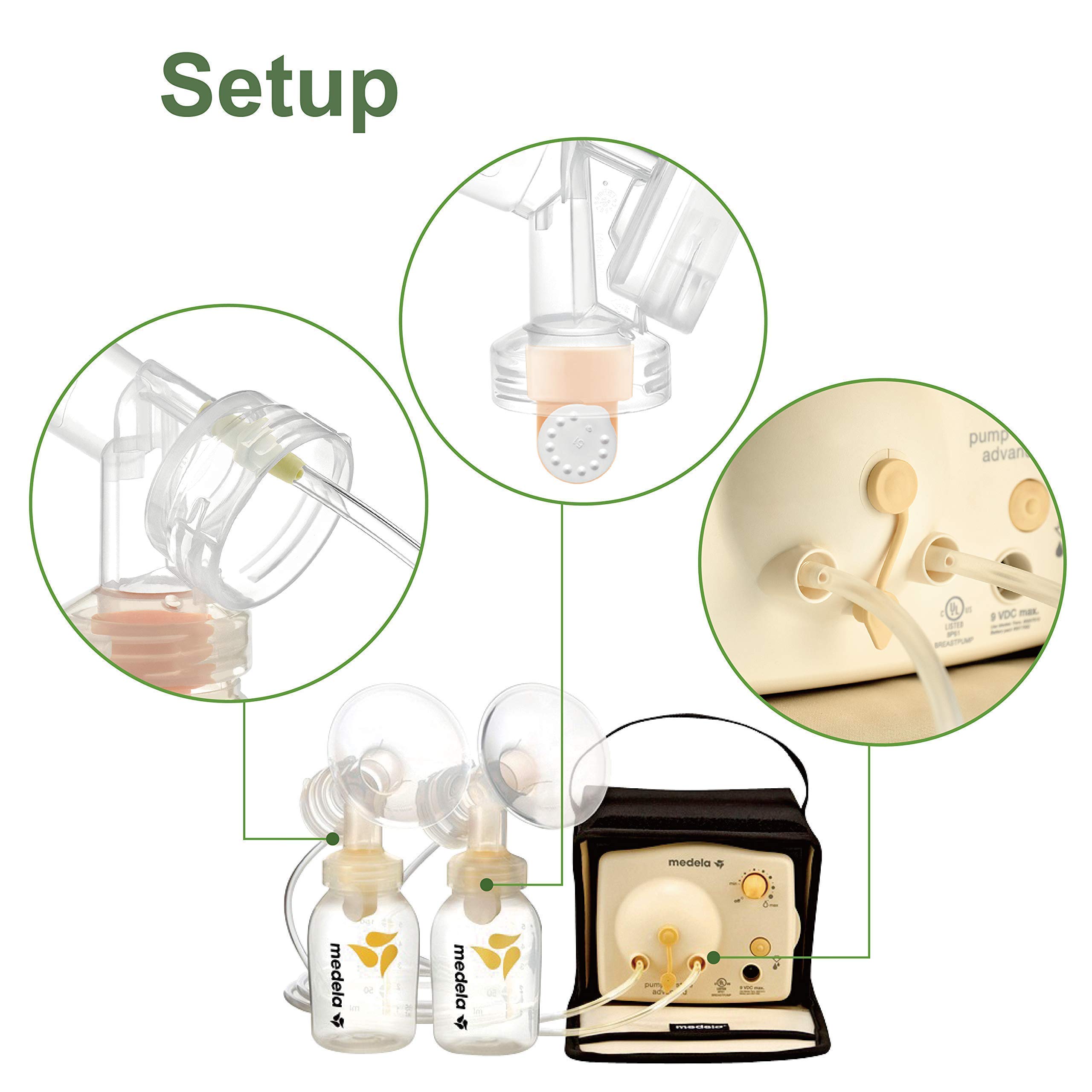 Maymom Pump kit Compatible with Medela Pump in Style Advanced; Replacement to Medela Pump Parts