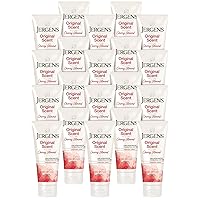 Jergens Original Scent Dry Skin Body Lotion, Hand and Body Moisturizer, Cherry Almond Essence, Dermatologist Tested, 2 Oz, Pack of 20