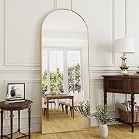 Floor Mirror Arched Full Length Mirror, 64