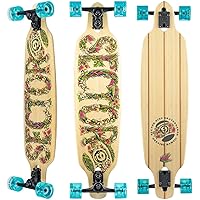Sector 9 Longboard Complete Fractal Flora Bamboo Drop Through 9