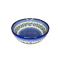 10 cup 9.25 inch Serving Bowl- Ceramika Kalich- Daisy