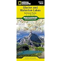 Glacier and Waterton Lakes National Parks Map (National Geographic Trails Illustrated Map, 215) Glacier and Waterton Lakes National Parks Map (National Geographic Trails Illustrated Map, 215) Map