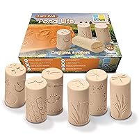 Let's Roll Pond Life Clay Rollers, Natural, Set of 6 (YUS1157)