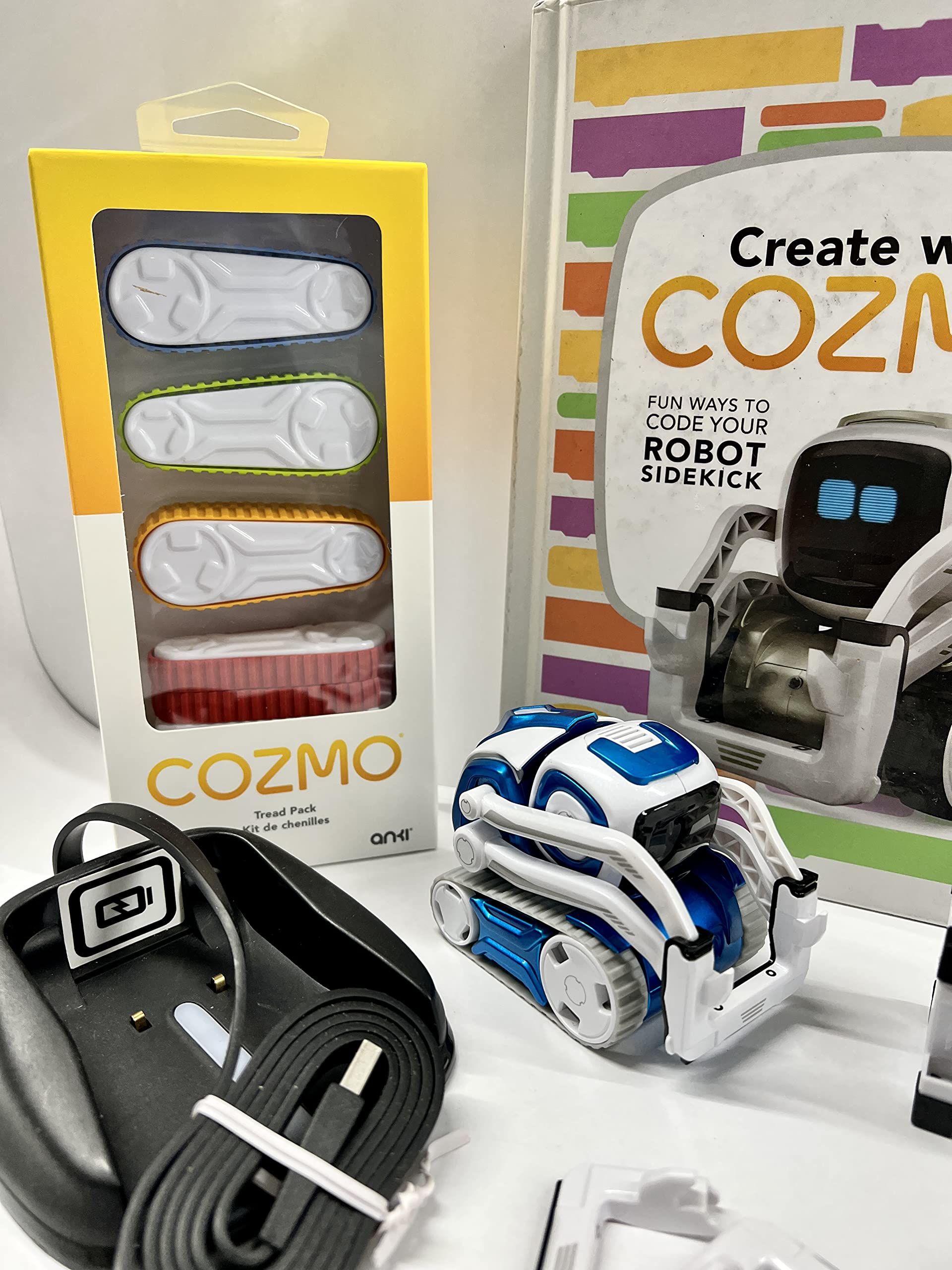 Mua Cozmo Toy Robot for Kids - Mega Bundle w/Limited Edition Interstellar  Blue Robot, Charger, Coding Book, One Block, Spare Treads, New! No Retail  Box! trên Amazon Mỹ chính hãng 2023 | Giaonhan247
