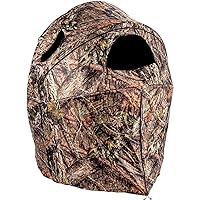 Hunting Lightweight Portable Ultra-Compact Easy-Setup 1-Person Tent Chair Ground Blind, Mossy Oak Break-Up Country