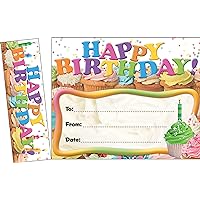 Edupress Happy Birthday Cupcakes Bookmark Awards (EP63024)