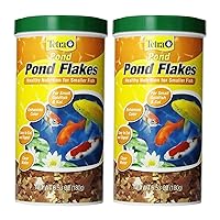 Tetra Pond Flakes Complete Nutrition for Smaller Pond Fish, Goldfish and Koi Fish, 6.35 oz