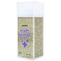 Hemway Craft Glitter Shaker 130g / 4.6oz Glitter for Arts, Crafts, Resin, Tumblers, Nails, Painting, Decoration, Festival, Cosmetic, Body - Fine (1/64