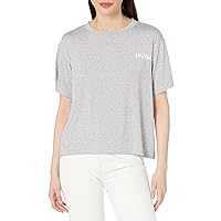 HUGO Women's Relaxed Fit Contrast Logo T-Shirt