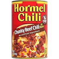 Hormel Chili Chunky Chili No Beans 12-Pack, 11.25 LB