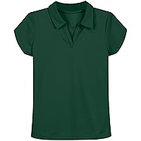 Girls' School Uniform Short Sleeve Performance Polo