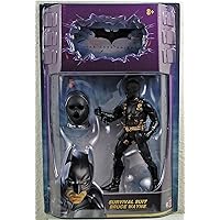 Batman Dark Knight Movie Master Exclusive Deluxe Action Figure Survival Suit Bruce Wayne