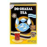 Do Ghazal Earl Grey Tea 16oz Pure Ceylon Loose Tea in Box 454g