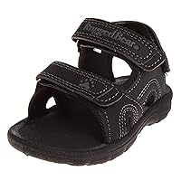 Rugged Bear Kids Boys Girls Open-Toe Outdoor Sport Water Sandals - beach pool slide adjustable strap shoes athletic summer (Toddler/Little Kid/Big Kid)