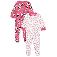 Amazon Essentials Disney Baby Girls' Snug-Fit Cotton Pajamas