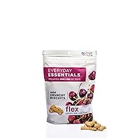 Isle of Dogs - Everyday Essentials Flex Mini Oven Baked Dog Treats - for Joint and Bone Health - Crunchy Bone-Shaped Biscuits with Natural Wholesome Ingredients - Made in The USA - 12 Oz