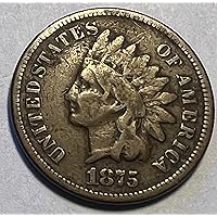 1875 P Indian Head Cent (Wild West era) Penny Seller Very good