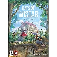 Rats of Wistar - Building & Worker Placement Board Game, Play As Rats, Explore-Escape-Invent, Ages 14+, 1-4 Players, 90 Minutes