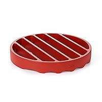OXO Good Grips Silicone Pressure Cooker Roasting Rack,Red,Silicone Pressure Cooker Rack