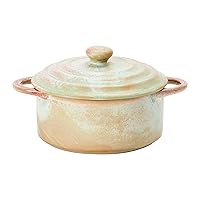 Creative Co-Op, Reactive Glaze, (Each One Will Vary) Mini Stoneware Baker, 6.25