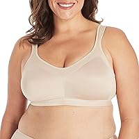 Women's 18 Hour Active Breathable Comfort Wireless Bra, Full Coverage Bra, Smoothing Support