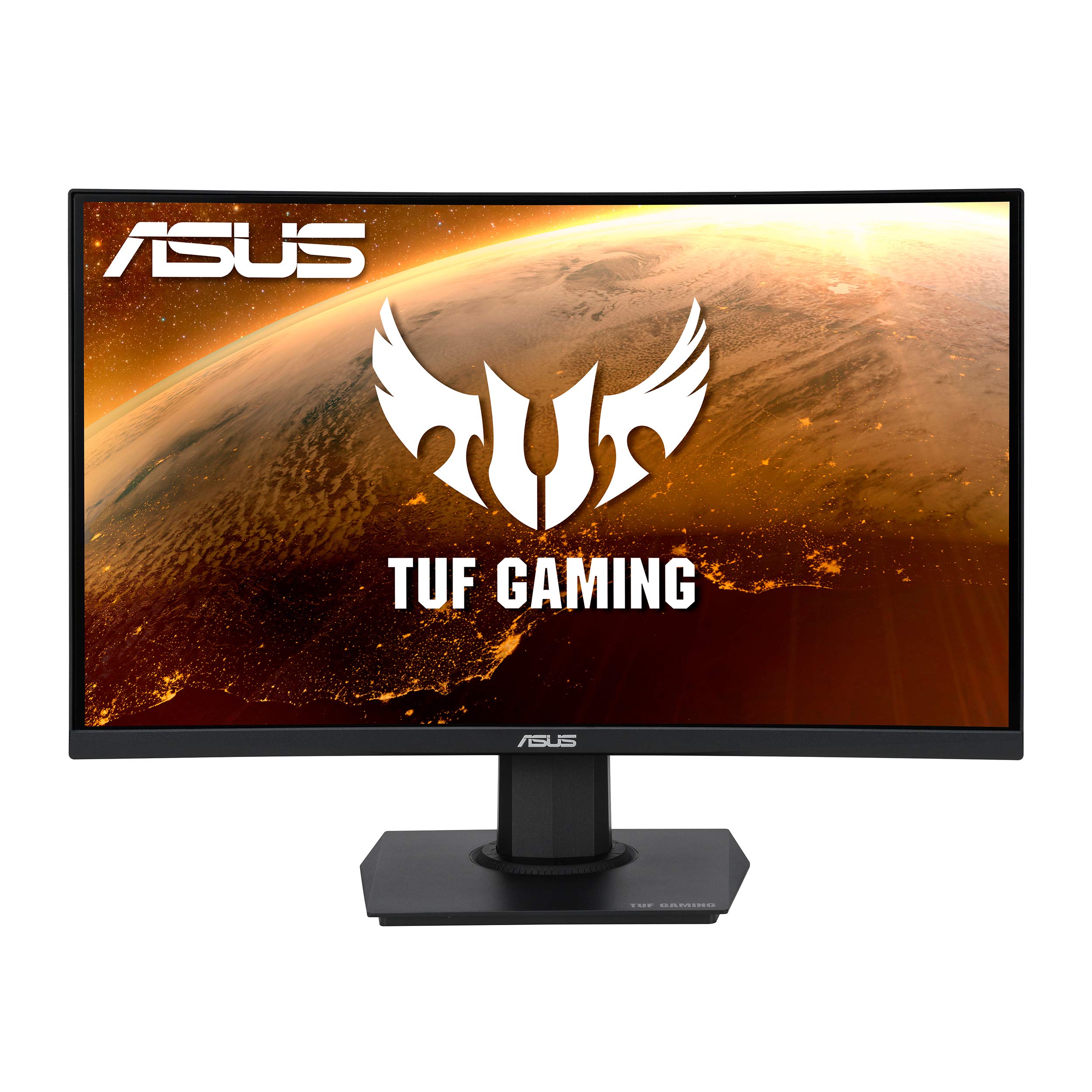 ASUS TUF Gaming 23.6" 1080P Curved Monitor (VG24VQE) - Full HD, 165Hz, 1ms, Extreme Low Motion Blur, Adaptive-Sync, FreeSync Premium, Shadow Bo...