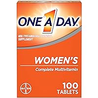 One A Day Women’s Multivitamin, Supplement with Vitamin A, Vitamin C, Vitamin D, Vitamin E and Zinc for Immune Health Support, B12, Biotin, Calcium & More, Tablet, 100 count