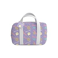 wet n wild Saved By The Bell Makeup Bag, Makeup Bag for Travel, Carry Handle, Full Zipper Closure,1114548