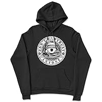 ShirtBANC Dont Trust Anyone Diamond Triangle Eye Hoodie Paisley Sweater, S-3XL
