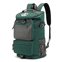 Gym Duffle Bag Backpack 4-Way Waterproof with Shoes Compartment for travel Sport Hiking laptop (Green) XL