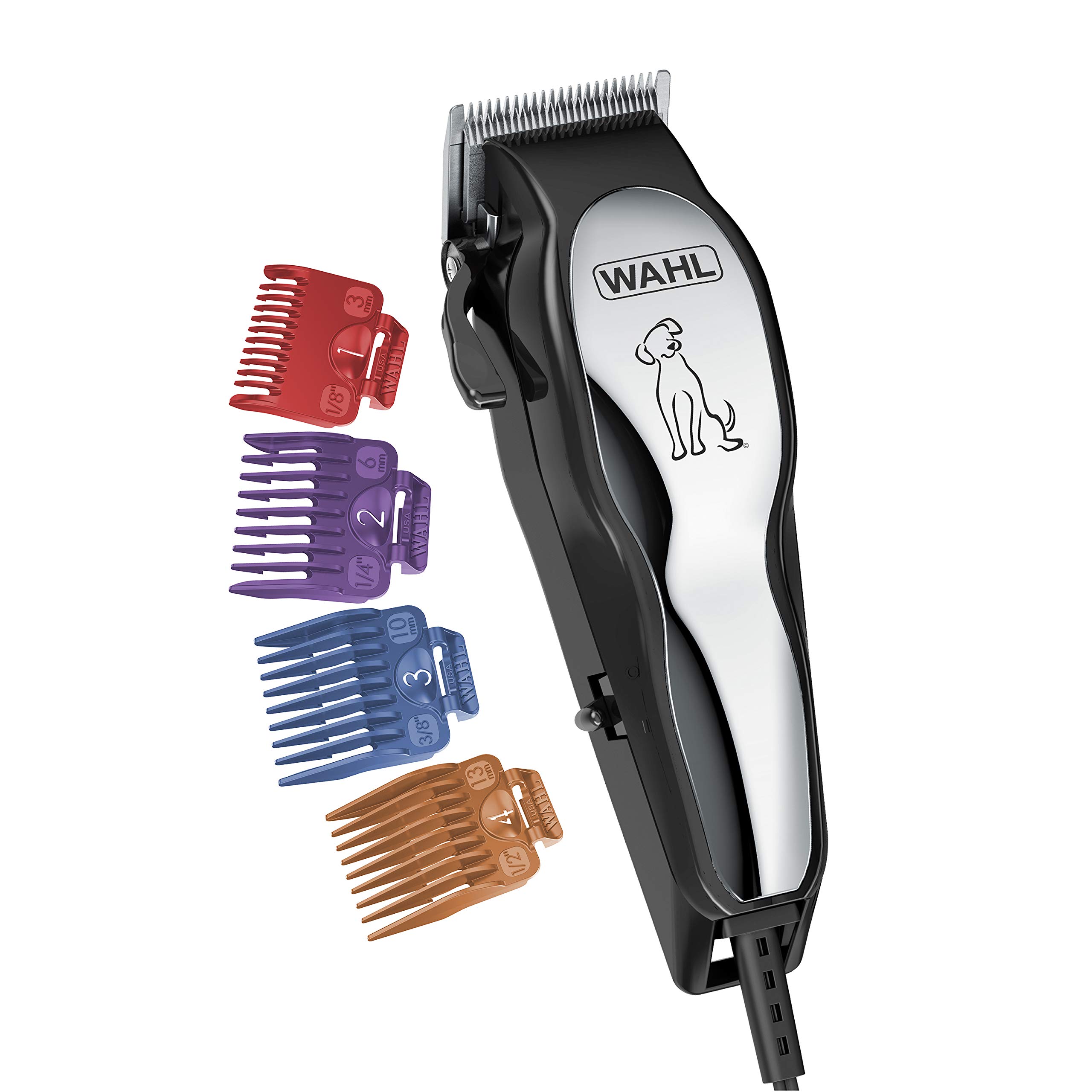 WAHL USA Clipper Pet-Pro Dog Grooming Kit - Electric Corded Dog Clipper for Dogs & Cats with Fine & Medium Coats - Model 9281-210