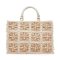 Dolce Vita Lottie Tote with Pearls, Beige