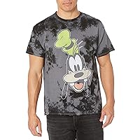 Disney Characters Goofy Big Face Young Men's Short Sleeve Tee Shirt