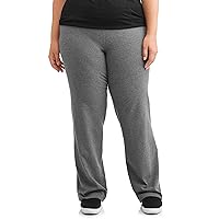 Athletic Works Plus Size Women's Dri More Bootcut Pants - Yoga, Fitness, Activewear