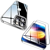 CASEKOO Crystal Clear for iPhone 14 Pro Case KooFilm for iPhone 14 Pro Screen Protector