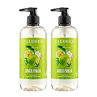 Hand Wash Soap, Aloe Vera Gel, Olive Oil and Essential Oils to Cleanse and Condition, Ginger Pomelo Scent, 10.8 oz, 2 Pack
