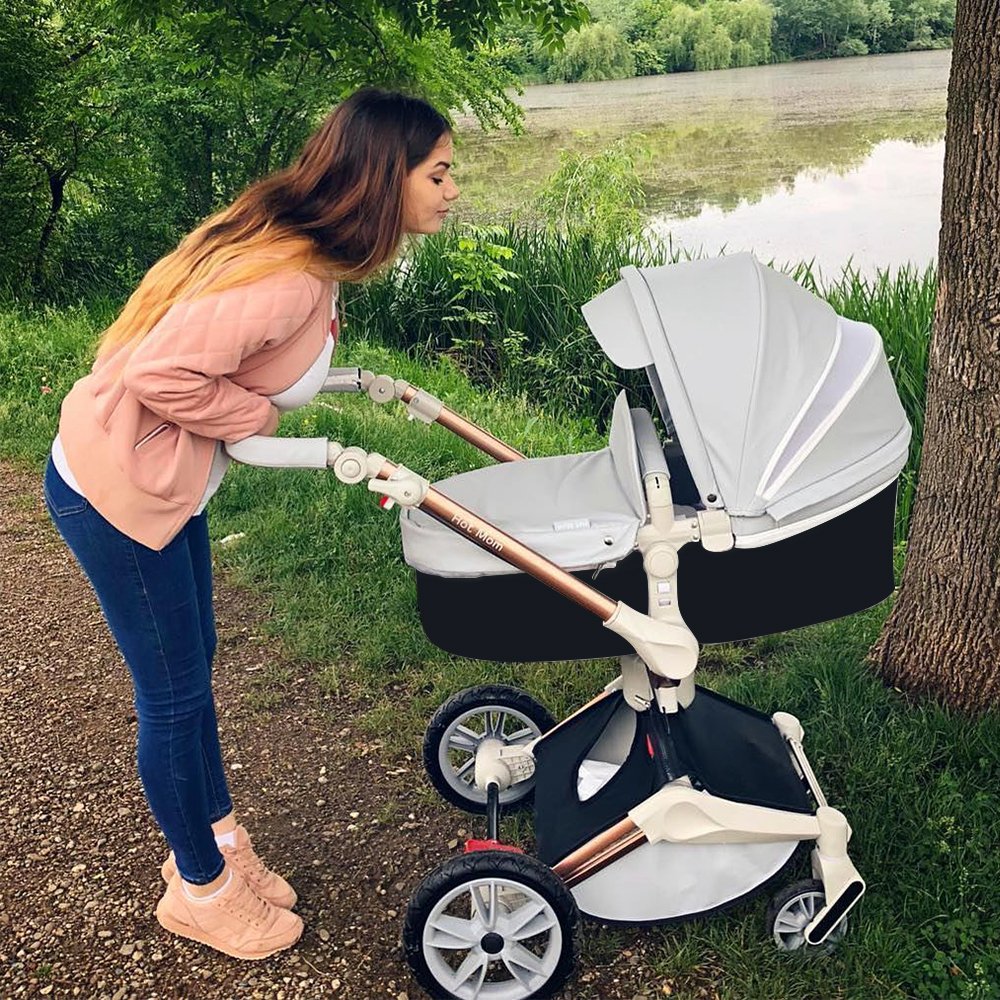 Hot Mom Pram with 360 Degree Rotation Function, Suitable for 0-48