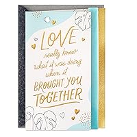 Hallmark Wedding Card, Bridal Shower Card, Engagement Card (So Right for Each Other)