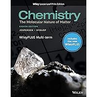 Chemistry: The Molecular Nature of Matter, 8e WileyPLUS Card with Loose-leaf Set Multi-Term