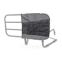 Able Life 4-Pocket Bed Rail Organizer Pouch, Hanging Bedside Caddy with Mesh Pockets for Easy Access Storage, Bed Rail Accessory Bag, Compatible with the Able Life Bedside Extend-A-Rail