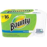 Bounty Select-a-Size Paper Towels, White, 12 Rolls (Pack of 1)