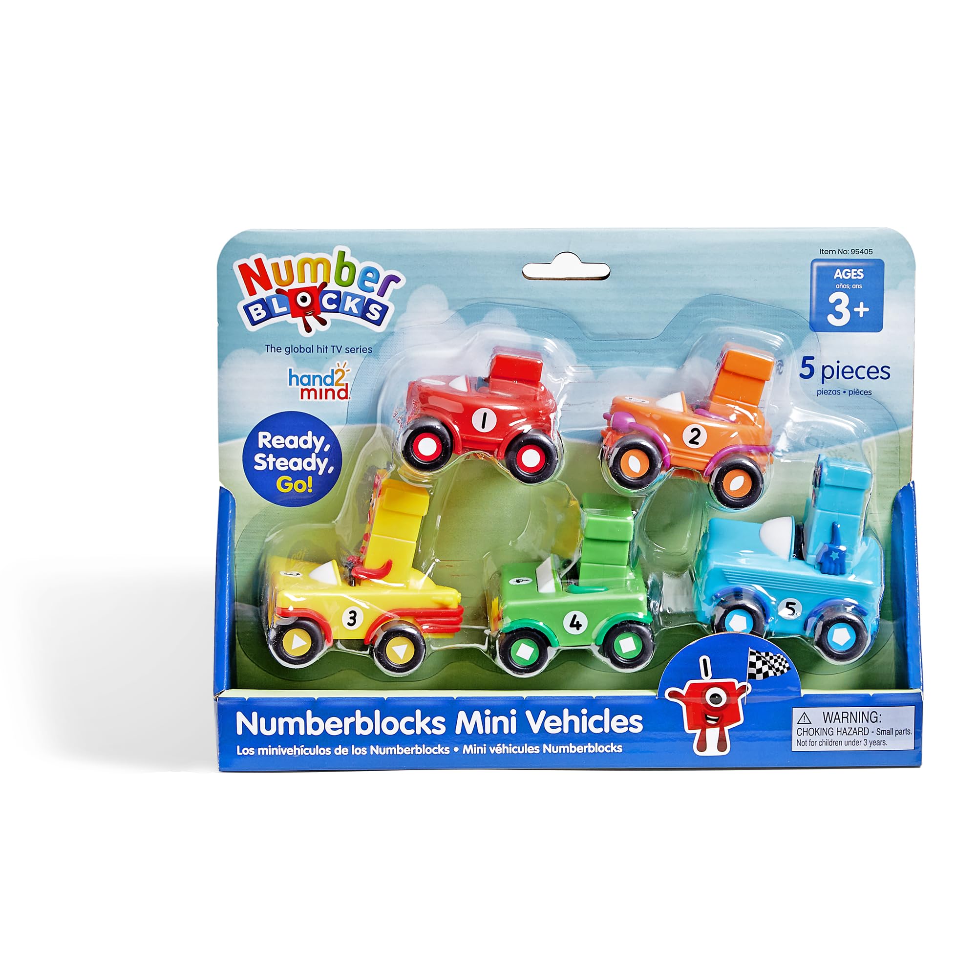 hand2mind Numberblocks Mini Vehicles, Toy Vehicle Playsets, Race Car Toy, Small Toy Cars, Cartoon Character Toys, Toddler Action Figures, Collectible Figures for Kids, Imaginative Play Toys