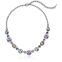 Sorrelli Women's Full Circle Necklace, Purple, 16