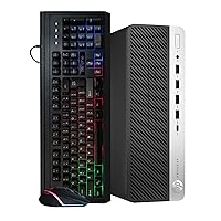 HP ProDesk 600G4 Desktop Computer | Hexa Core Intel i5 (3.2GHz) | 16GB DDR4 RAM | 500GB SSD Solid State | Windows 11 Professional | RGB Keyboard & Mouse | Home or Office PC (Renewed)