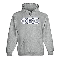 Phi Beta Sigma Twill Letter Hoody